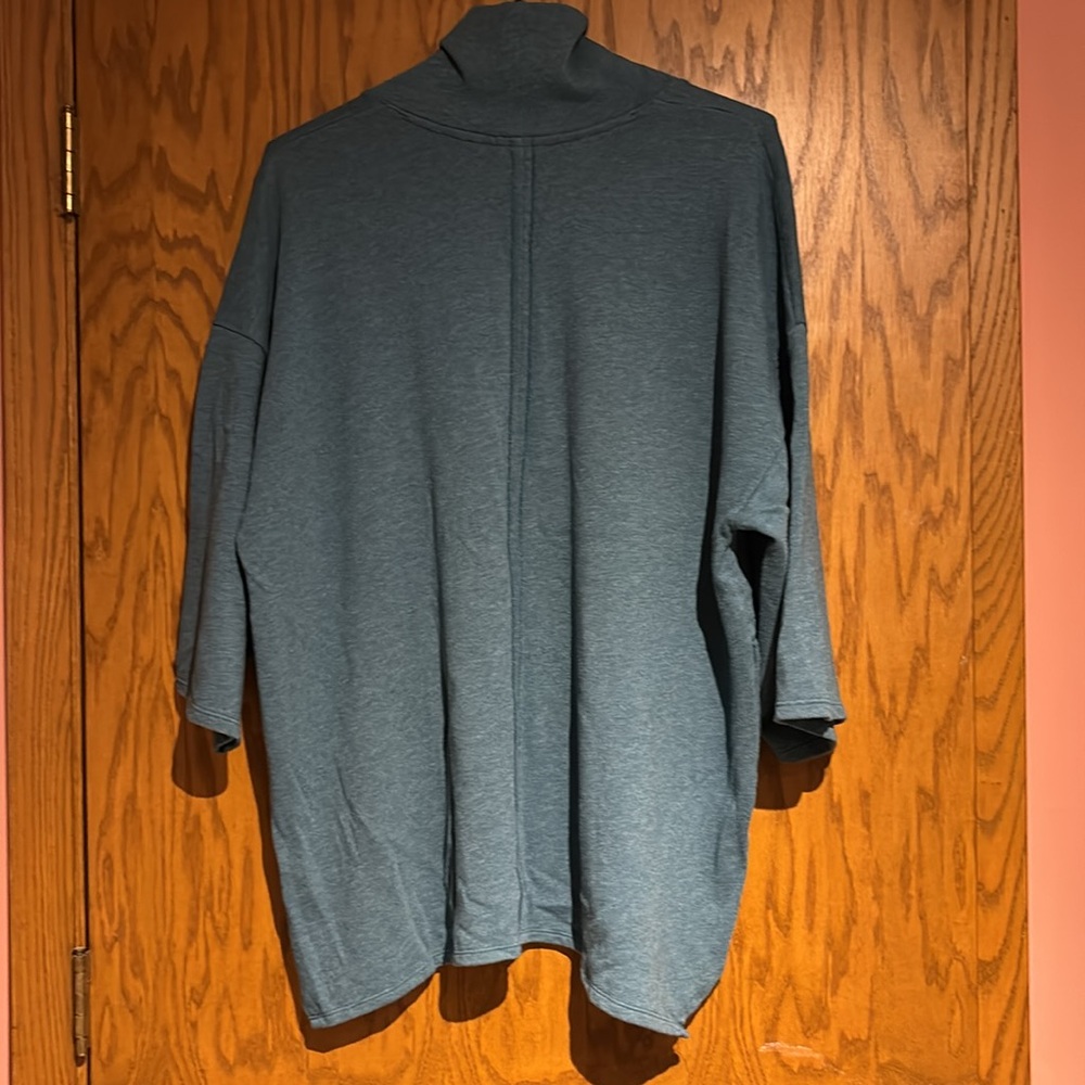 Pure Jill sweater/sweatshirt loose mock turtle tunic - Picture 6 of 8